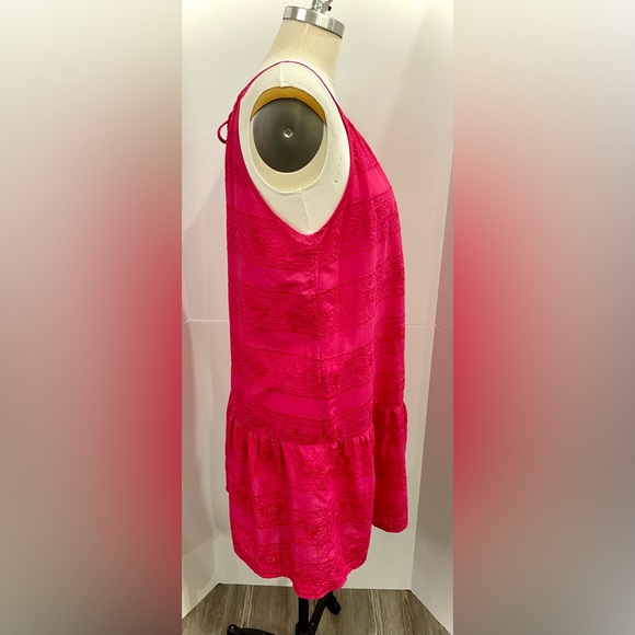ASOS Pink Broderie Sundress, Size 10 - Picture 3 of 6